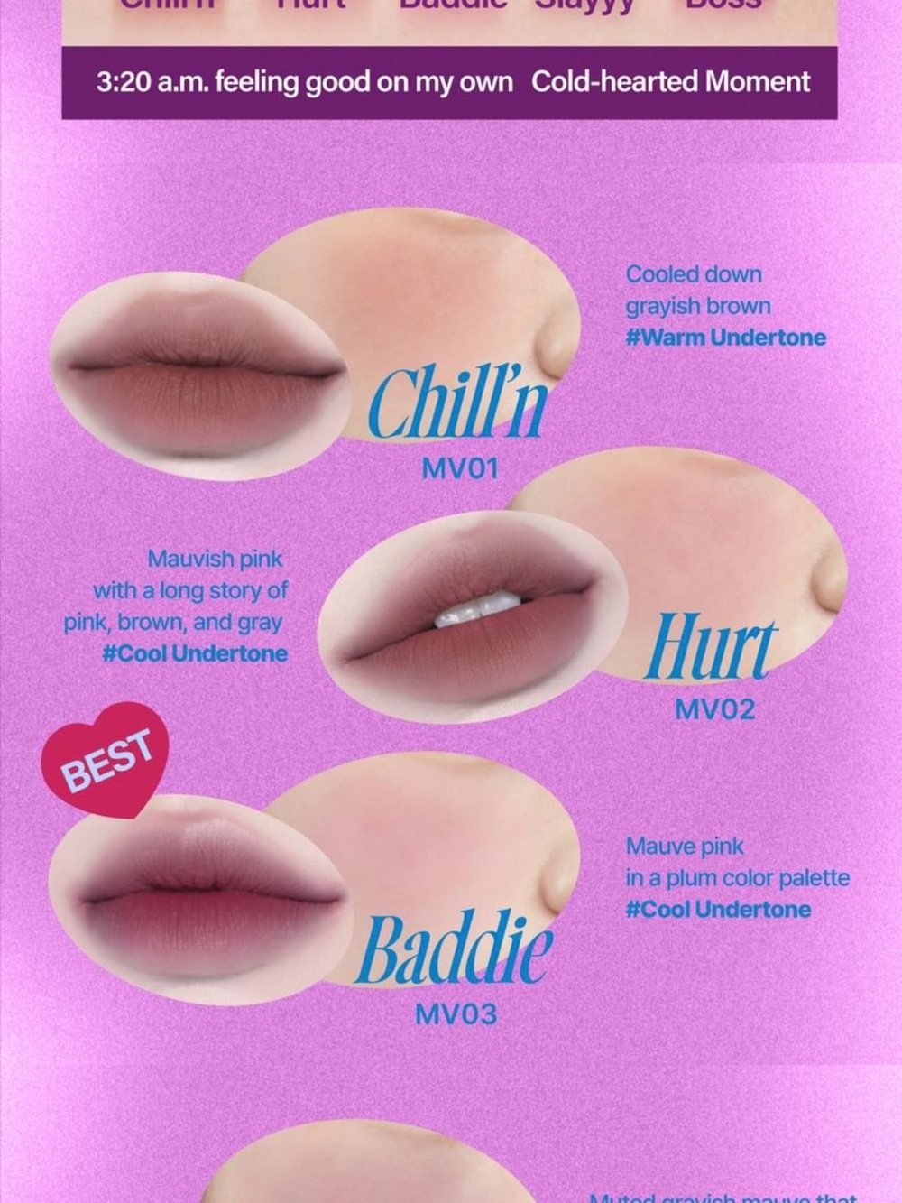 Fwee “BADDIE” Blurry Lip & Cheek Pudding Pot (BNIB) Cold-Hearted Moment - Picture 9 of 16